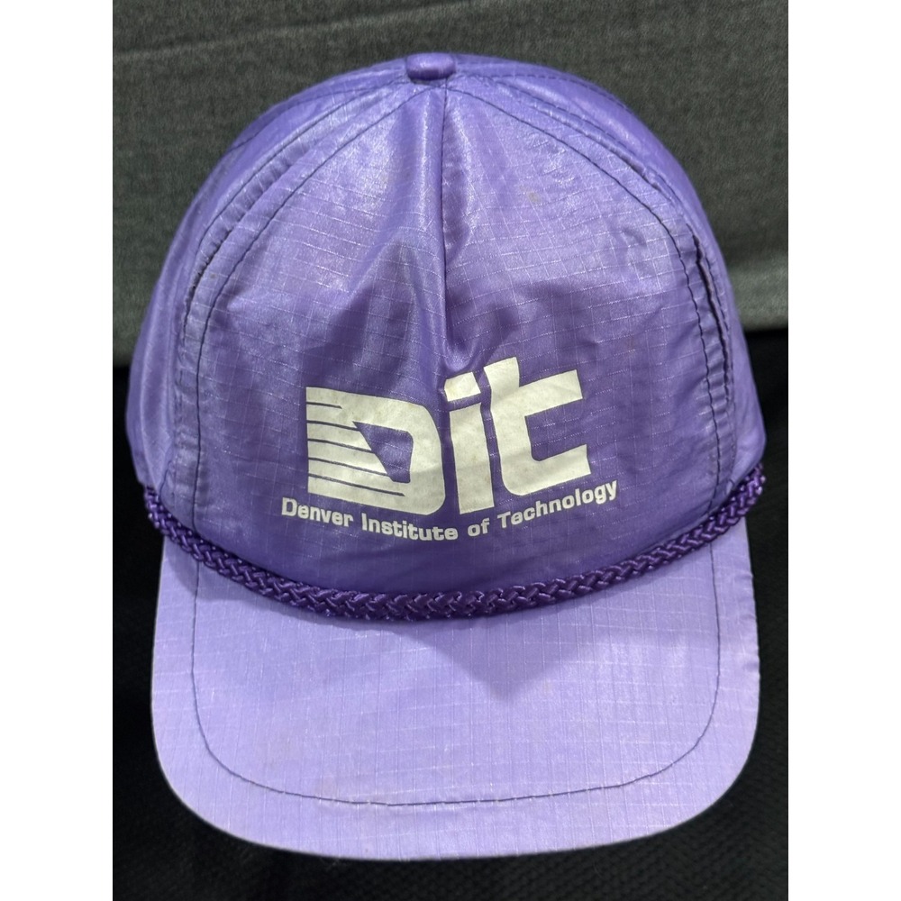 VTG‎ Sportcap Supreme Hat Men One Size Purple Denver Institute of Technology Cap